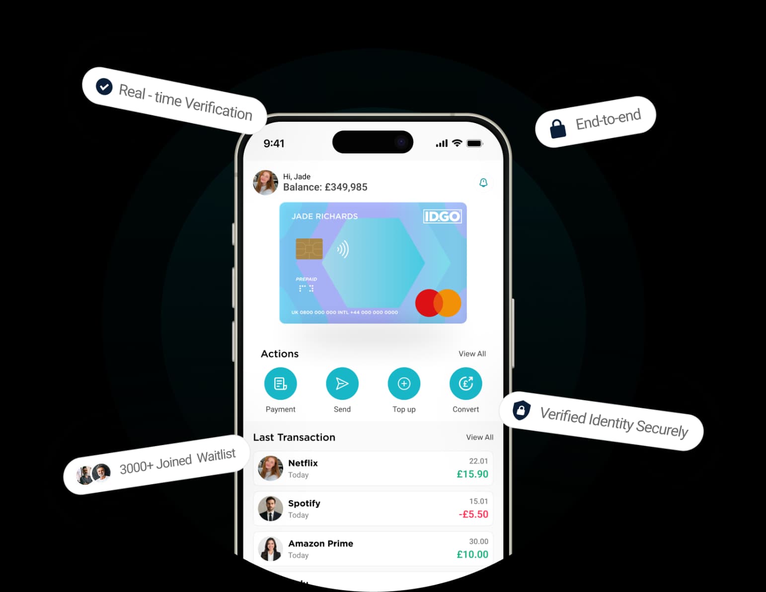 Interactive showcase of IDGO Smart Card and Mobile Interface